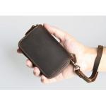 กระเป๋าใส่พวงกุญแจ กระเป๋าแขวนกุญแจ กระเป๋าหนังวัวแท้ crazy horse ทนทานทีสุด ใส่ได้ทั้งบัตร ทั้งเงิน ทั้งกุญแจ 214984