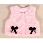 ชุดเด็กผู้หญิง ชุดเด็กเล็ก 6 เดือน ถึง 2 ขวบ ชุดเด็ก ผ้า Cotton ขนนุ่ม ๆ น่ารัก ไฮโซ สุด ๆ สีชมพู โบว์ดำ 727061_3