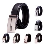 เข็มขัดทำงาน ผู้ชาย เข็มขัดหนัง สีดำ หัวล็อค แบบสวย ดีไซน์หรู เข็มขัด เคลียร์สต๊อก แบบสวย ๆ สุ่มลาย s140245