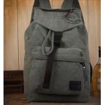 กระเป๋าเป้ กระเป๋าสะพายหลัง ผ้าแคนวาส อย่างดี ออกแบบเป็นทรงถุง มีที่ปิด ดีไซน์สวย ใช้ได้ทั้ง ผู้หญิง และ ผู้ชาย สีเขียว Army Green 389296_3