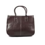 กระเป๋าถือ ผู้หญิง กระเป๋าถือ หนัง Pu ขนาดกระทัดรัด สีพื้น สีน้ำตาลเข้ม กาแฟ ทนทานสุด ๆ No 39848_4