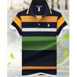 เสื้อ polo ผู้ชาย คอปก ลายขวาง แบบสวย ๆ สีสันสดใส เสื้อ polo ใส่เที่ยว ทำงาน สวย ๆ มีสไตล์ 298021