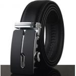 เข็มขัดผู้ชาย เข็มขัดทำงาน หนังแท้ เข็มขัดหัวล็อค หัวสีดำ ออกแบบเป็นตัวจี เข็มขัดใส่กางเกงสแล็ค 665651_8