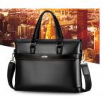 กระเป๋าถือผู้ชาย ผู้หญิง กระเป๋าใส่เอกสาร หนัง pu สีดำ สีน้ำตาล แบบเรียบหรู กันน้ำ กระเป๋าใส่เอกสารทำงาน 344409