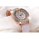 นาฬิกาข้อมือ ผู้หญิง ใส่ทำงาน นาฬิกาข้อมือ สายหนัง ฝังเพชร สุดหรู แต่งหน้าปัด ด้วยเม็ดบีด ขนาดเล็ก นาฬิกาสายหนัง สวยหรู ดูไฮโซ 952862