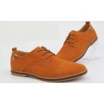 รองเท้าหุ้มส้น ผู้ชาย รองเท้าผู้ชาย หุ้มส้น ใส่ออกงาน แบบสุภาพ สไตล์ Oxford แฟชั่นยุโรป สีน้ำตาล อมส้ม แบบสวย มีสไตล์ 17024_4