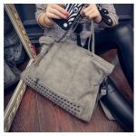 กระเป๋าถือผู้หญิง กระเป๋าถือ แบบ มีสายสะพาย ถอดเก็บได้ กระเป๋าหนัง pu โชว์ลายหนัง กระเป๋า ดีไซน์ ปักหมุด สุดหรู ใบใหญ่ ใส่ของได้เยอะ 308989