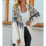 เสื้อคลุมแขนยาว เสื้อ Jacket ผู้หญิง เสื้อไหมพรม ตัวยาว แฟชั่น ดีไซน์ ทอลายปีกนก คลุมหลัง เสื้อกันหนาว สวย ๆ 378574