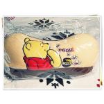 หมอนรองหัว หมอนรองคอ ติดรถยนต์ หมีพูล สีน้ำตาลอ่อน