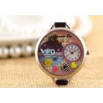 นาฬิกาข้อมือผู้หญิง diy นาฬิกาข้อมือ 3 มิติ ตกแต่งเป็น ลายห้องครัว มีกาน้ำร้อน หวานแหวว นาฬิกาแฟชั่น น่ารัก วินเทจ มีสไตล์ 410585