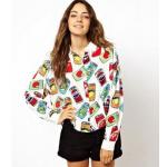 เสื้อเชิ้ตแขนยาว ผ้าซีฟอง Print ลาย โค้ก เนื้อผ้าใส่สบาย เท่ มากค่ะ no 299427