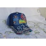 หมวก cap หมวกเบสบอล หมวกมีปีก ประดับเพชร แต่งลายเท่ ๆ 82 หมวกผ้ายีนส์ ปรับขยายขนาดได้ มีสี ฟ้าอ่อน และ ฟ้าเข้ม no 3109433