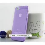 ซื้อ 1 แถม 1 Case ใส่ Iphone 5 5s แบบใส สีม่วง