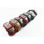 สร้อยข้อมือผู้ชาย สร้อยข้อมือผู้หญิง สร้อยข้อมือหนังแท้ Diesel สร้อยข้อมือ แบบเท่ ๆ ของขวัญให้แฟน สีน้ำตาล ดำ ชมพู เขียว น้ำเงิน แดง 411252