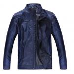 เสื้อ แจ็คเก็ต ผู้ชายแขนยาว เสื้อกันลม กันหนาว สีน้ำเงิน ผ้าไนลอน ขึ้นเงา สวยเท่ เนื้อผ้าเบา ใส่สบาย ได้ทุกโอกาส กันแดด กันร้อน Jacket ผู้ชายสวย ๆ 675625
