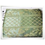 ผ้าคลุมที่นอน ผ้าปูโต๊ะ ผ้าอเนกประสงค์ สีเขียวลายไทย 005