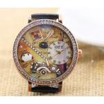 นาฬิกาข้อมือผู้หญิง สายหนัง แต่ง ดิสเพลย์ สุดคลาสสิค เป็น รถโบราณ สไตล์ยุโรป กระเป๋าแฟชั่น ให้กลิ่นอาย ตะวันตก สวยเก๋ มีสไตล์ 92925