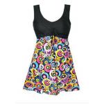 ชุดว่ายน้ำคนอ้วน แบบน่ารัก ชุดว่ายน้ำวันพีช สำหรับคนอวบ คนอ้วน ลายลูกกวาด สีสันสดใส ชุดว่ายน้ำแบบกระโปรง 417773_1