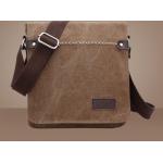 กระเป๋าสะพายข้าง กระเป๋า ผ้าแคนวาส ผ้ายีนส์ ผู้ชาย ใส่ของกระจุกกระจิก กระเป๋าสะพาย แนวตั้ง ใส่ Ipad ได้ แต่ง ตะเข็บ แบบเท่ ๆ มีดีไซน์ 713125