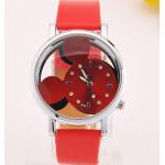 นาฬิกาข้อมือ ผู้หญิง ใส่ทำงาน ออกงาน โปร่ง ใส ลาย หน้ามิกกี้เม้าส์ สวย ๆ นาฬิกา แฟชั่น วัยรุ่น ใส่เก๋ ๆ 305302