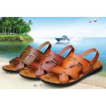 รองเท้าผู้ชาย รองเท้าแบบรัดส้น รองเท้า ใส่เที่ยวทะเล เดินชายหาด รองเท้าหนัง รัดส้น พื้นยาง แบบสวย มีสไตล์ 602165