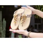 รองเท้าแฟชั่น ผู้หญิง รองเท้าแตะ แบบสวม รองเท้าแฟชั่น หูหนีบ แฟชั่น ยอดนิยม ลาย ปะการัง สีสวย 812599