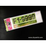 กรอบป้ายทะเบียนกันน้ำ Playboy สีชมพู