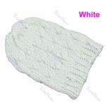 แฟชั่นหมวกไหมพรม งาน Hand Made สไตล์เกาหลี สีขาว