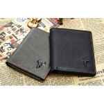 กระเป๋าสตางค์ผู้ชาย กระเป๋าสตางค์หนังวัวแท้ เรียบหรู มีสไตล์ แนวเท่ ๆ สไตล์คาวบอย ใช้งานทนทาน 2 พับ ใส่บัตรได้เยอะ มี 2 สี 99371