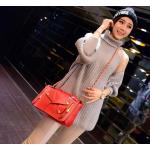 กระเป๋าสะพายข้างผู้หญิง ขนาดกลาง กระเป๋าหนัง แฟชั่น ยุโรป งานดีไซน์ เป็น ตัวเสื้อ กระเป๋า แบบ เสื้อคอปก เก๋ ๆ สะพายออกงาน ไฮโซ 20073