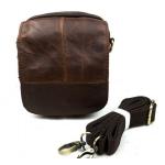 กระเป๋าคาดเอว กระเป๋าหนังวัวแท้ Crazy Horse ทนทาน แบบสวย สไตล์ วินเทจ คลาสสิค สีน้ำเข้ม น้ำตาลอ่อน มีสายสะพาย กระเป๋าสะพายข้างได้ 157563