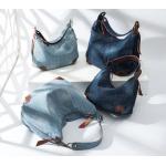 กระเป๋าถือ กระเป๋าสะพาย กระเป๋ายีนส์ กระเป๋าผู้หญิง ผ้ายีนส์ ผสมผสาน กับหน้งแท้ กระเป๋าวัยรุ่น แบบเท่ ๆ ใส่ของเที่ยว 458161