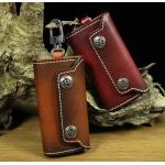 กระเป๋าใส่พวงกุญแจ หนังวัวแท้ ดีไซน์ สไตล์ คาวบอย เท่ ๆ แบบคลาสสิค กระเป๋าใส่ รีโมท รถยนต์ กุญแจบ้าน กุญแจรถ ของขวัญให้แฟนเก๋ ๆ 226761