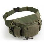 กระเป๋าคาดเอว ผู้ชาย ผู้หญิง ใช้ได้ ผ้าแคนวาส แบบเท่ ๆ ใบใหญ่ ใส่ของได้เยอะ ใส่โทรศัพท์ ใส่สมุดโน้ต สะดวกสบาย สีเขียว ทหาร 623232_3