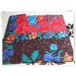 ผ้าถุงสำเร็จรูป แดงน้ำตาล