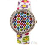 นาฬิกาข้อมือผู้หญิง นาฬิกาแฟชั่น สำหรับคนชอบสะสม นาฬิกาข้อมือ สาย Silicone อย่างดี ลายดอกทานตะวัน สลับสี สดใส 829094_8