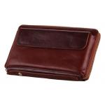 กระเป๋าสตางค์ ใบใหญ่ กระเป๋าถือผู้ชาย ใบยาว หนังแท้ สีน้ำตาล ใส่เงิน ใส่บัตร ได้เยอะ มีที่จับ ช่องซิป 2 ช่อง กระเป๋าสตางค์ แบบซิปรอบ 239817