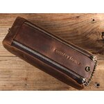 กระเป๋าถือ กระเป๋า ใส่ดินสอ ปากกา อุปกรณ์ เขียนแบบ หนังวัวแท้ แบบมีสายหิ้ว เท่ ๆ สไตล์ วินเทจ 347664