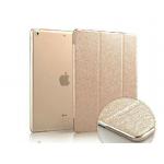 เคส Ipad mini แบบ Smart case สุดหรู 2 ชิ้น เคสแม่เหล็ก เปิดปิด อัตโนมัติ Auto Wake Up Sleep สีทอง บลัชออน ด้านหลังเป็น เคสใส โชว์เครื่อง 77054