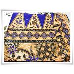 ผ้าถุงสำเร็จรูป ลายไทย สีน้ำเงิน P003