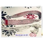 เข็มขัดหนังถักสีแดง H019