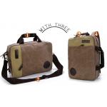 กระเป๋าเป้ กระเป๋าสะพายหลัง กระเป๋าใส่ notebook ผ้าแคนวาส เปิดปิด กว้าง แบบ กระเป๋าเดินทาง สายสะพายเก็บได้ สามารถถือ ได้ 2 แนว 495014