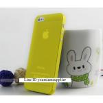 ซื้อ 1 แถม 1 Case ใส่ Iphone 5 5s แบบใส สีเหลือง