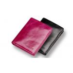 กระเป๋าสตางค์หนังแท้ กระเป๋าสตางค์ผู้หญิง ผู้ชาย หนังวัวแท้ oil wax สุดหรู สีดำ ผู้ชาย สีชมพูผู้หญิง แบบเรียบหรู มีระดับ 250657