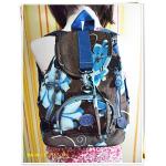 กระเป๋าสะพายหลัง กระเป๋าเป้ วัยรุ่น ผู้หญิง สีน้ำตาลดอกไม้ฟ้า กระเป๋าสะพาย แบบน่ารัก สินค้าลดราคา กระเป๋าสะพาย ขนาดกลาง ราคาถูก KP306