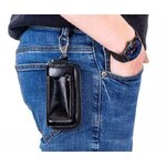 กระเป๋าใส่พวงกุญแจ กระเป๋าแขวนกุญแจรถยนต์ ที่ใส่กุญแจ หนังแท้ ซิปปิดรอบ ป้องกัน การขีดข่วนกุญแจ 506615