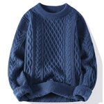 เสื้อกันหนาว ไหมพรม ผู้ชาย แบบเสื้อกันหนาวไหมพรม สำหรับผู้ชาย แบบสวย ถักลาย เรียบหรู มีระดับ 771200