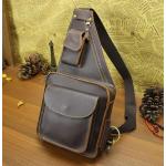 กระเป๋าคาดอก ผู้ชาย หนังวัวแท้ งาน วินเทจ ใบใหญ่ กระเป๋าสะพาย คาดหน้าอก หนังแท้ สวย ๆ ใช้งาน แข็งแรง ทนทาน 954784