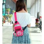 กระเป๋าคาดอก กระเป๋าไนลอน สะพายด้านหน้า ใส่ของกระจุกกระจิก ใส่โทรศัพท์ กระเป๋าสตางค์ กระเป๋าสะพายขนาดกลาง ราคาถูก 848168