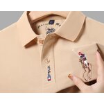 เสื้อโปโล ผู้ชาย เสื้อคอปก สีพื้น ใส่เที่ยว ทำงาน ได้ทุกโอกาส มีไซต์ใหญ่ สีเยอะ เสื้อ polo แบบเท่ ๆ 617757